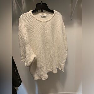 Zara stretchy white top size XL